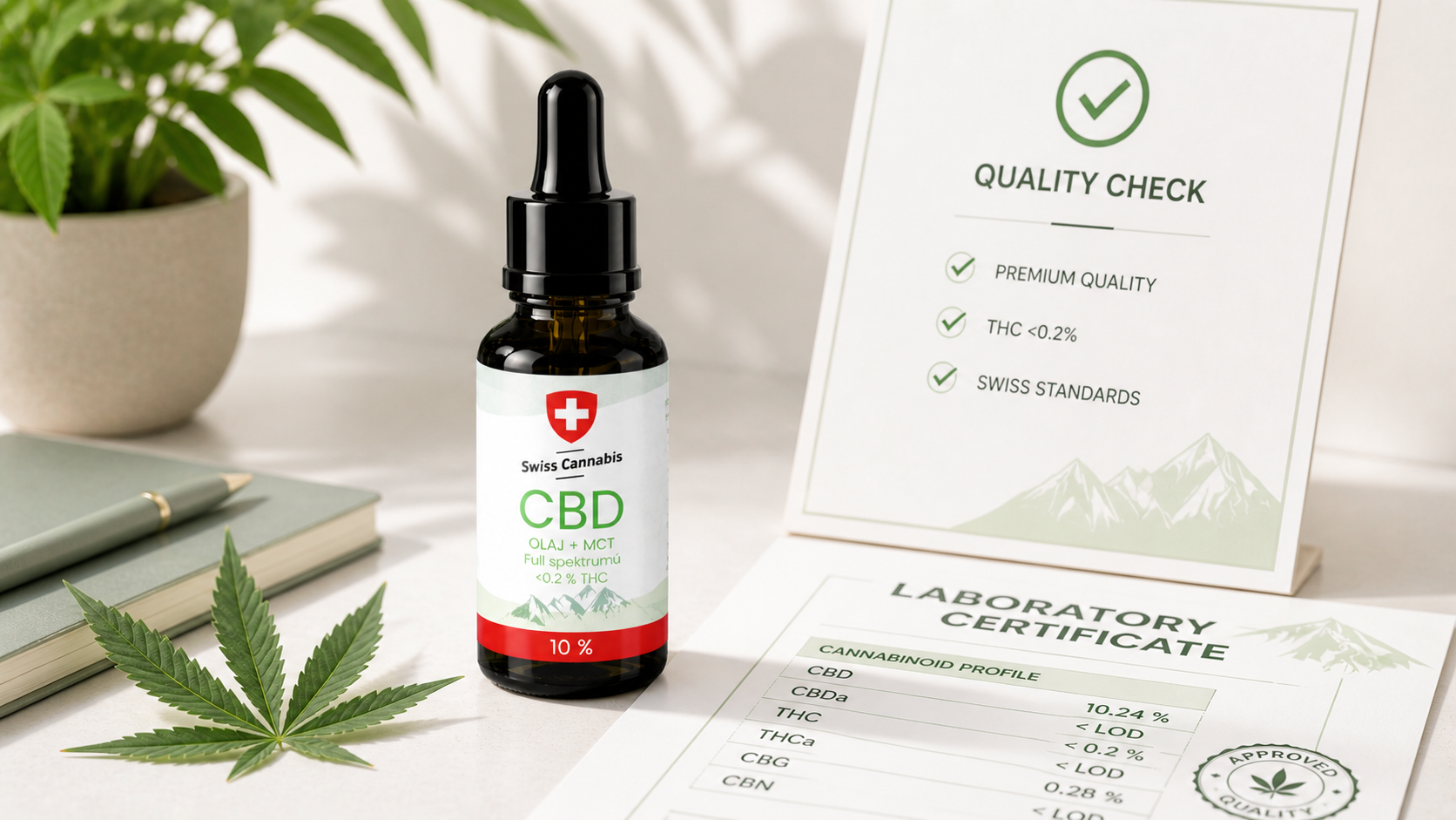 CBD olaj laboreredmény és minőségellenőrzés