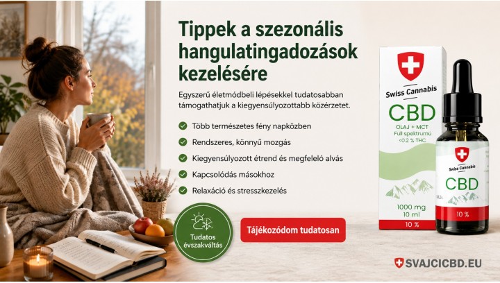 Szezonális hangulatingadozás: természetes tippek és CBD