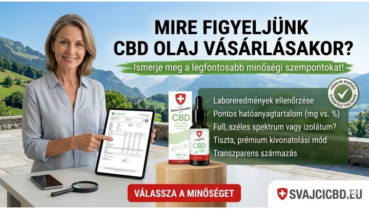 Mire figyeljünk oda CBD olaj vásárlása esetén?