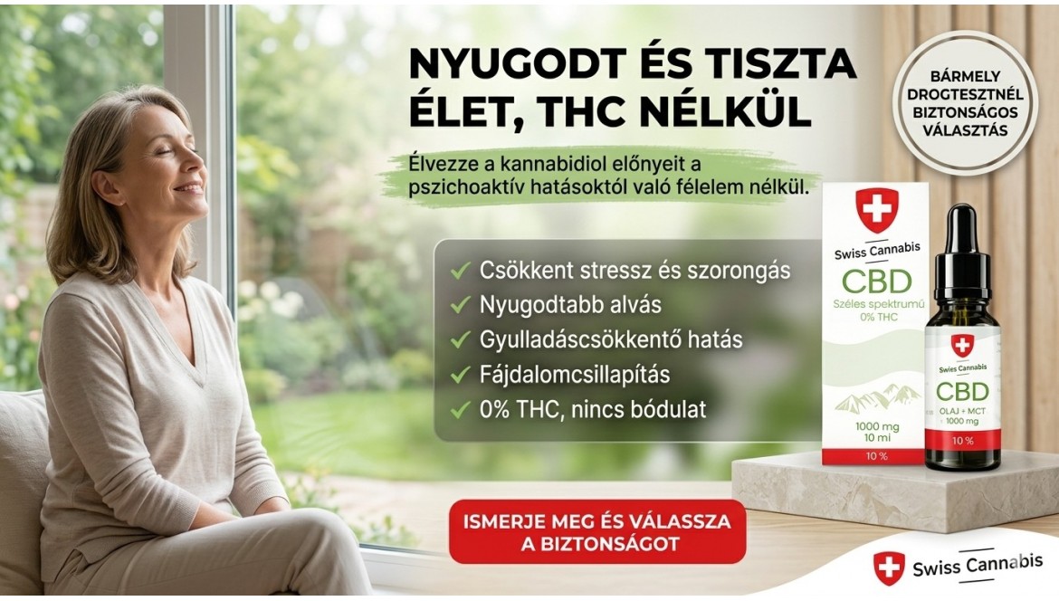 THC-mentes CBD-olaj előnyei