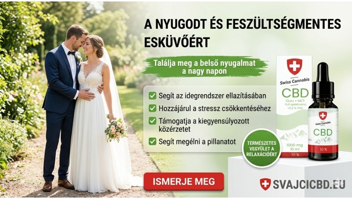 CBD az esküvő napján – Maradj nyugodt a nagy napon természetesen