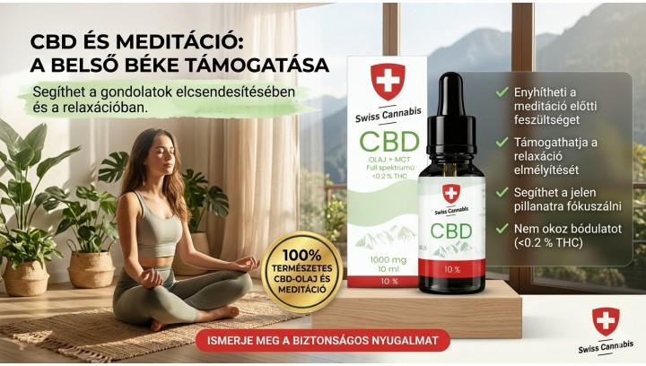 CBD és meditáció – Segíthet a CBD a relaxációban?