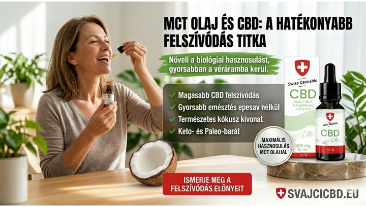 Hogyan segíti az MCT olaj a CBD felszívódását?