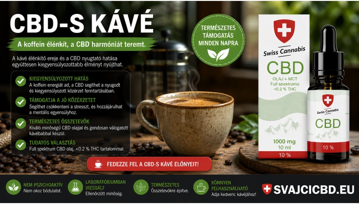 CBD-s kávé – mit érdemes tudni róla?