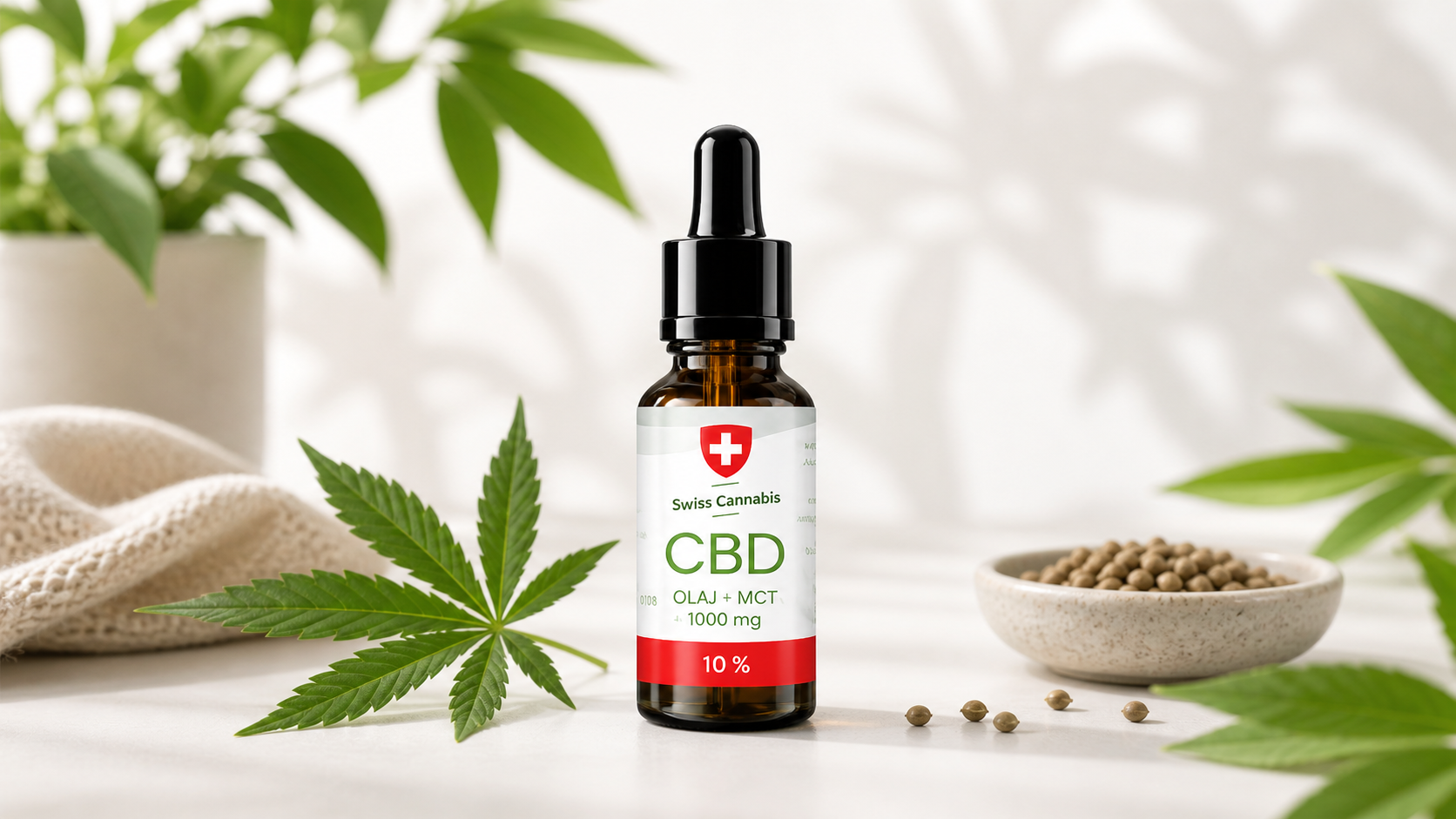 Széles spektrumú THC-mentes CBD olaj